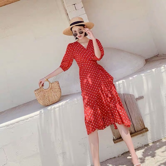 Váy voan hoạ tiết ( Ngoc Diep Tran)