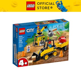 LEGO CITY 60252 Máy Ủi Công Trình ( 126 Chi tiết) Bộ gạch đồ chơi lắp ráp giao thông cho trẻ em