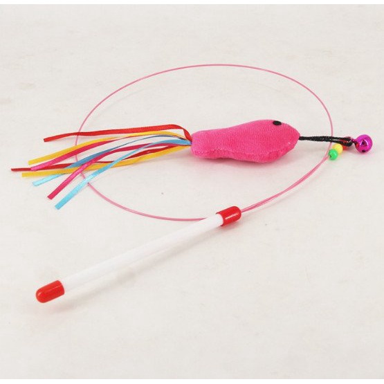 Cần Câu Mèo Dây Thép - Cây Vờn Mèo Vui Nhộn