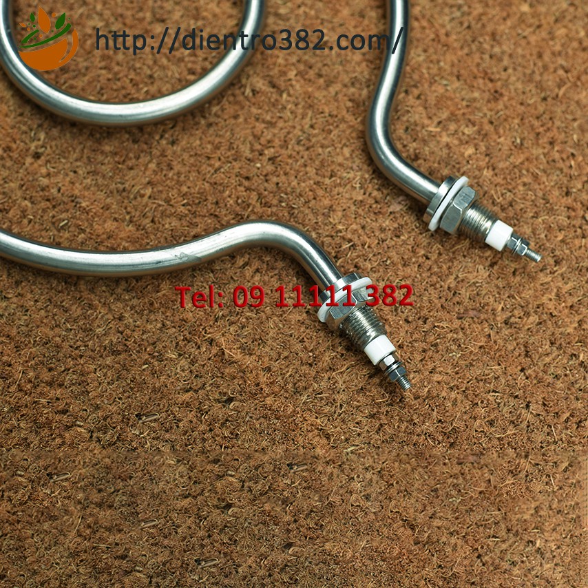 Điện trở vòng tròn tim Công suất 3kw, 4kw, 5kw inox 304, Thanh nhiệt vòng tròn kép, thanh nhiệt vòng tròn đôi