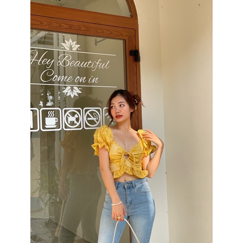 Áo croptop Camelia Top RÊVER