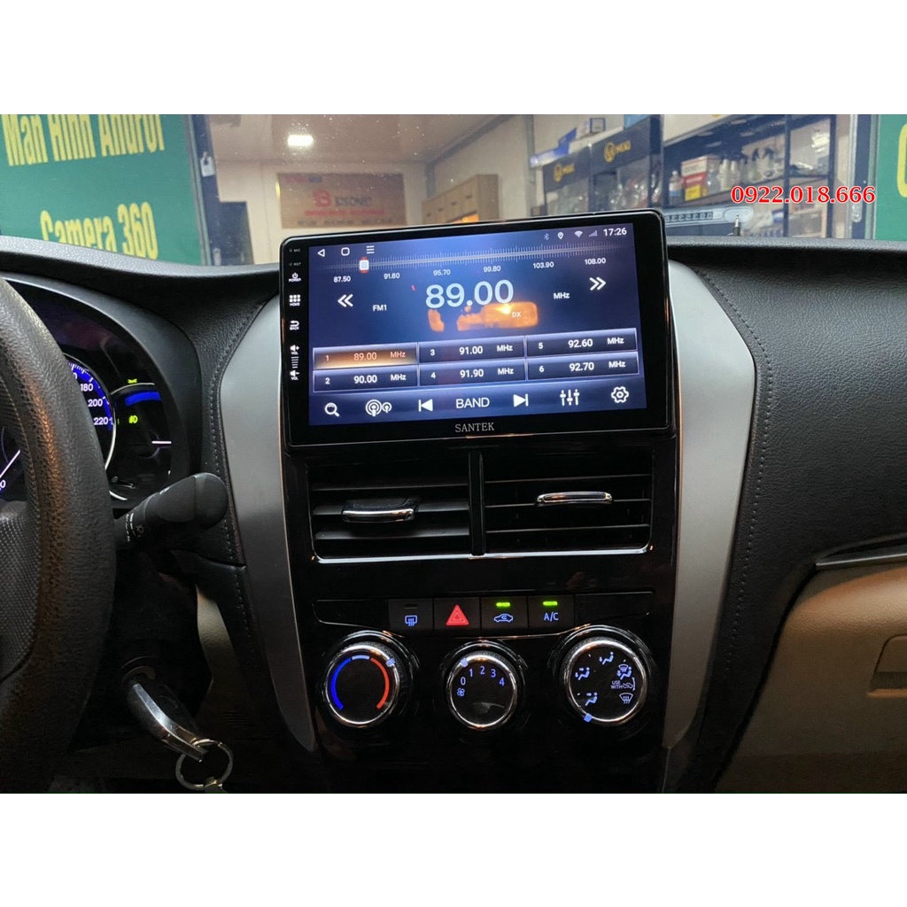 Màn Hình Android Chip 8 Nhân Ram 2Gb,Rom 32GB Hãng Santek chính hãng Giá Tốt Nhất