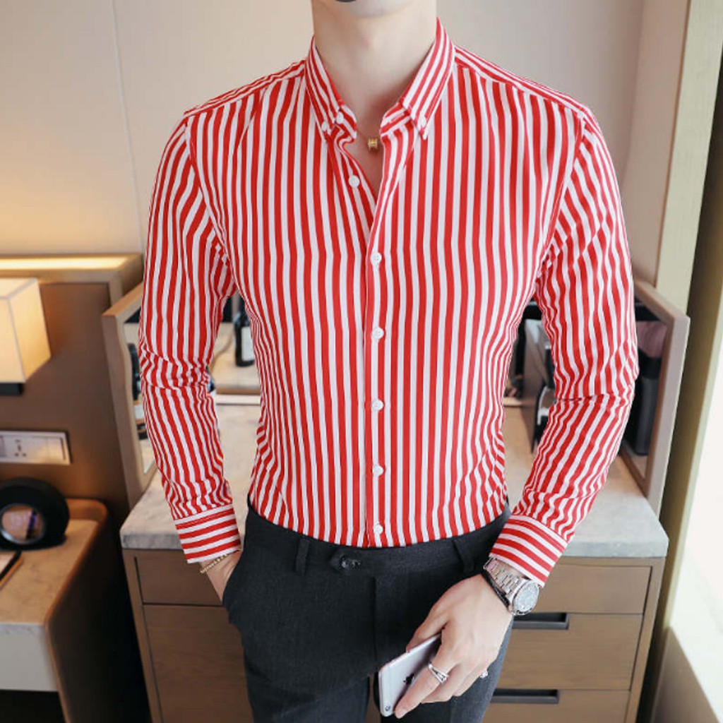 [HÀNG ĐẸP - ĐƯỢC XEM HÀNG] Áo sơ mi, áo sơ mi nam, chất liệu lụa cao cấp, chất vải mềm mịn, dáng slimfit trẻ trung