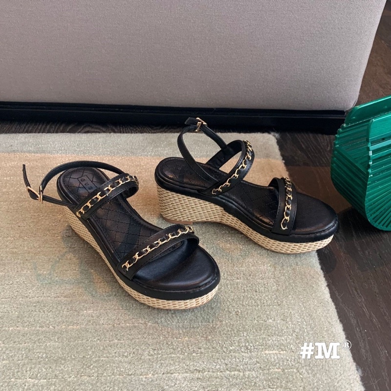 Sandal xuồng viền xích nhẹ êm