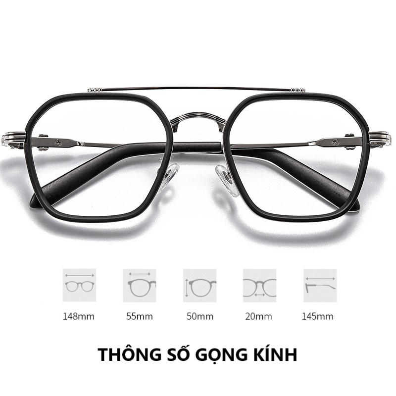 Kính mát Nam Nữ Chrome Heart xuất xịn - Mắt kính râm cao cấp chống UV400 thời trang