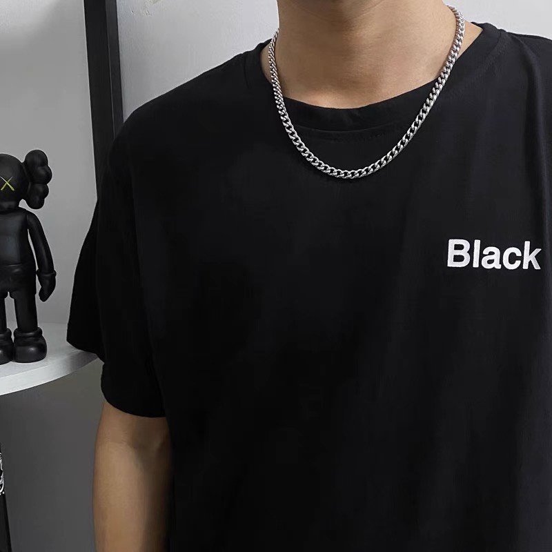 Dây Chuyền Unisex Nam Nữ Dạng Chuỗi Trơn Thời Trang Nữ Jino Studio Phong Cách Basic Chất Liệu Không Gỉ - Chuỗi Trơn Nhỏ