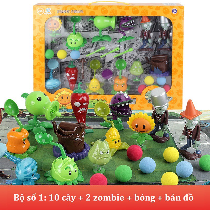 Bộ đồ chơi trẻ em plants vs zombies