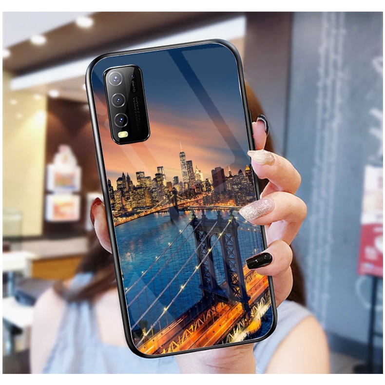 Ốp Lưng VIVO Y20,Y20S, Y12S  Ốp kính bóng cao cấp mới nhất