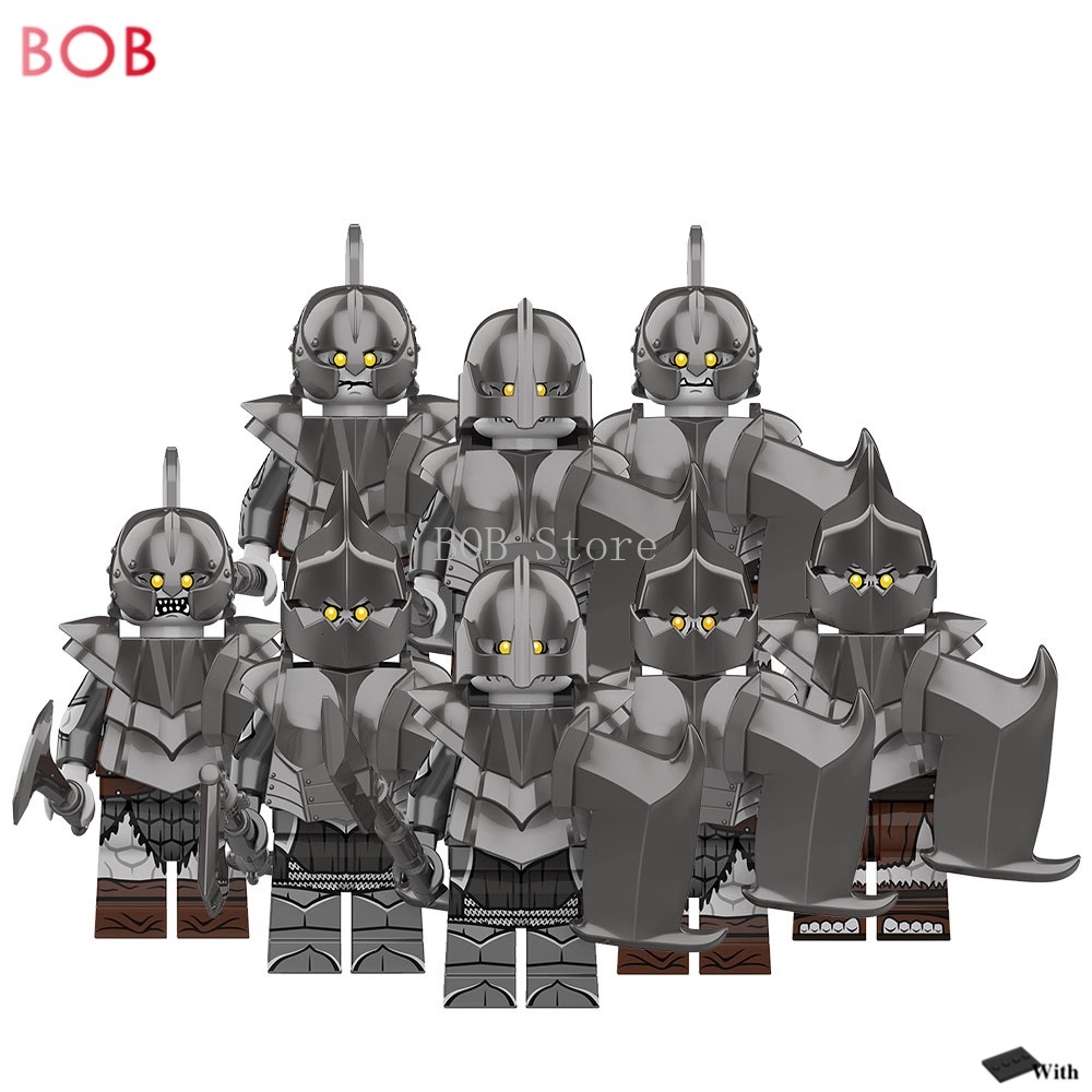 Đồ Chơi Mô Hình Nhân Vật Người Lính Orc Warrior Armor Mini