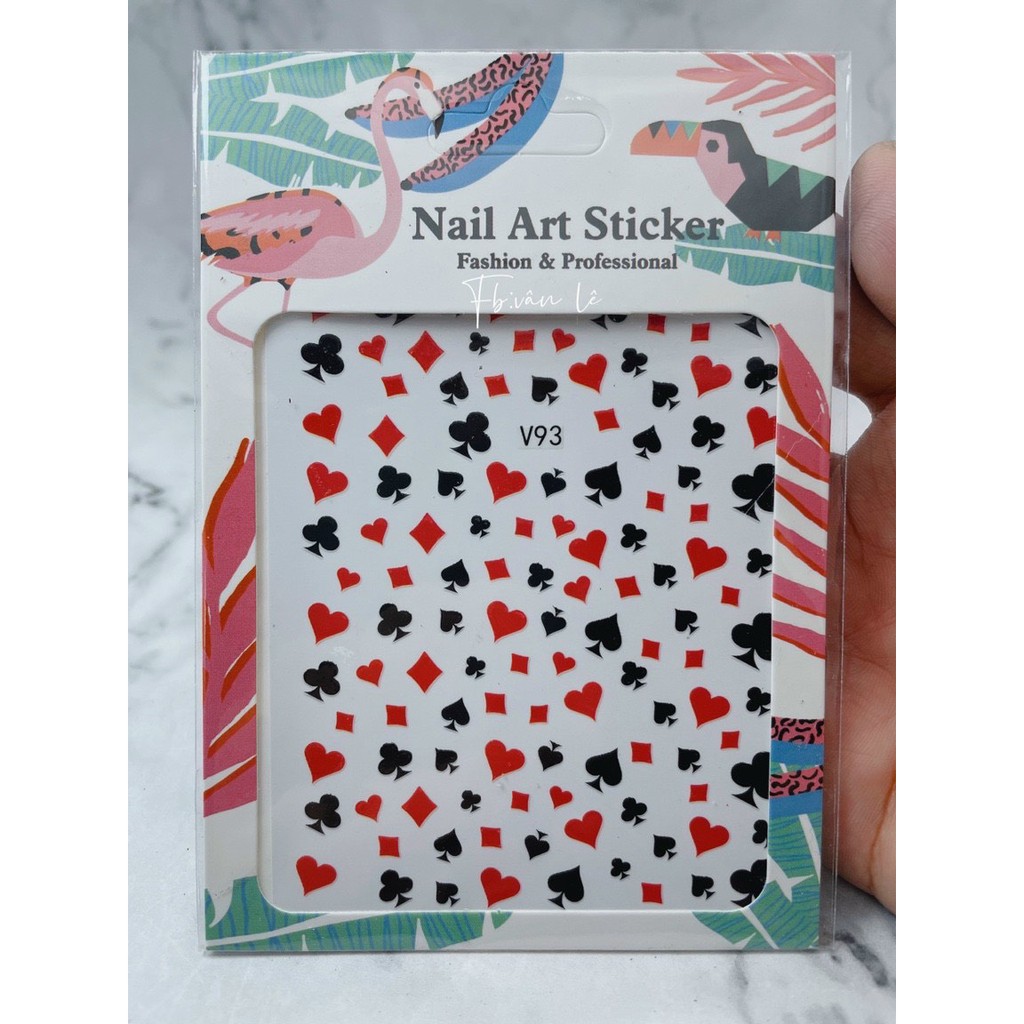 Nail Sticker Ngộ Nghĩnh Dán Trang Trí Móng Mẫu Mới Nhất Hot