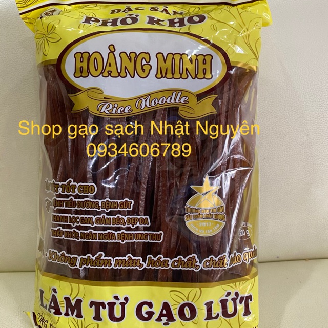 (500gr) Phở Gạo Lứt Đỏ Hoàng Minh (Mì Gạo Lứt)