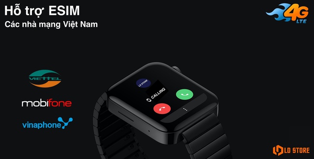 Đồng hồ thông minh Xiaomi Mi Watch Esim 4G Wear Os | BigBuy360 - bigbuy360.vn