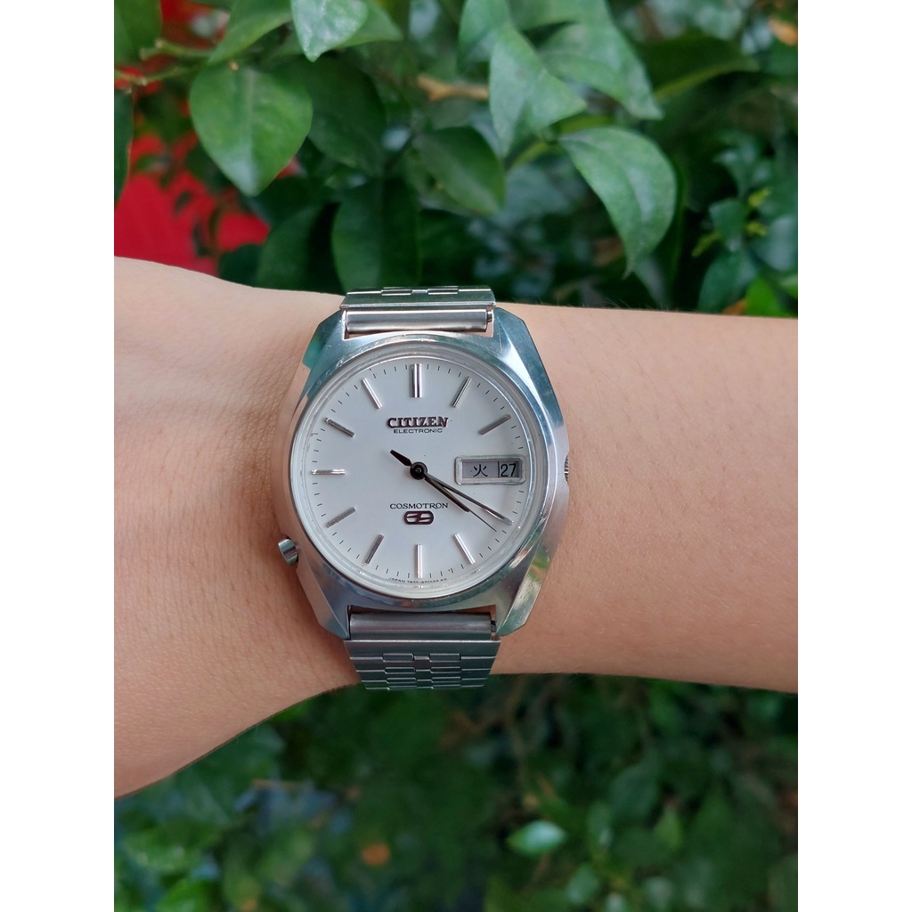 Đồng hồ nam Citizen CosmoTron pin kim trôi hàng Si