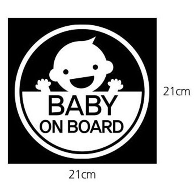 Decal sticker cho bé BABY IN CAR dán xe ô tô