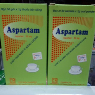 Aspartam - đường dành cho người tiểu đường, béo phì...(Pharmedic)