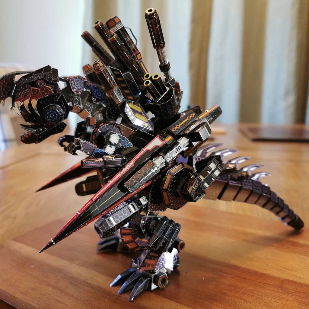 Mô Hình Kim Loại Lắp Ráp 3D Microworld Khủng Long Bạo Chúa Dinosaur Tyrannosaurus [chưa ráp]
