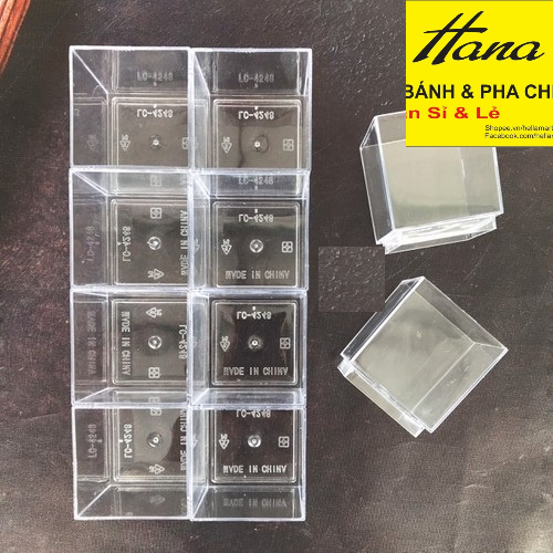 Set 10 Hộp mousse Vuông ( Không kèm nắp )