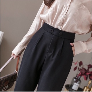 QUẦN BAGGY CẠP CAO 2 CÚC LỆCH