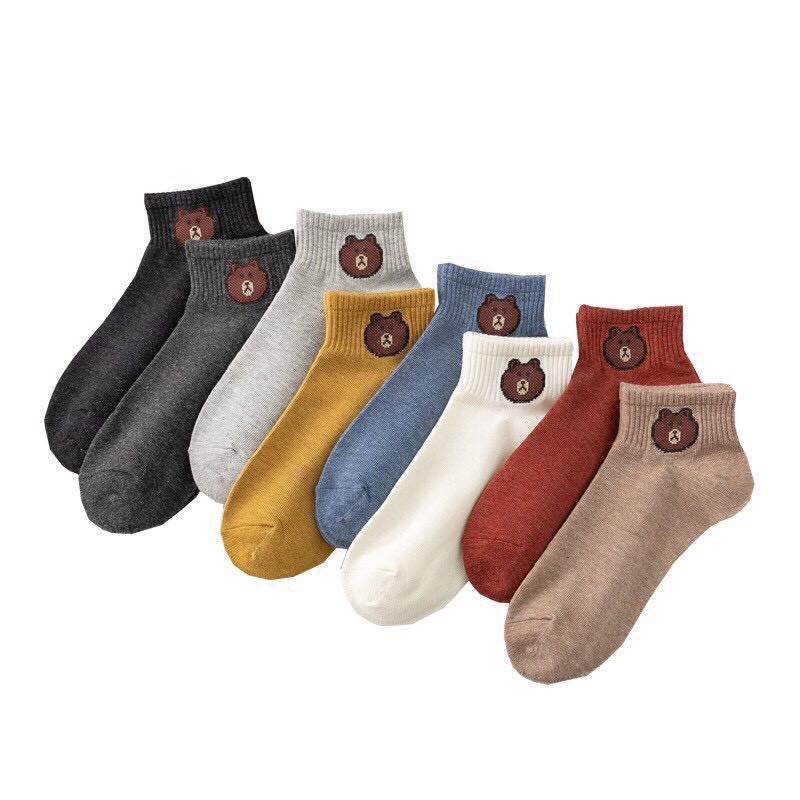 Combo 5 đôi tất gấu xinh xắn