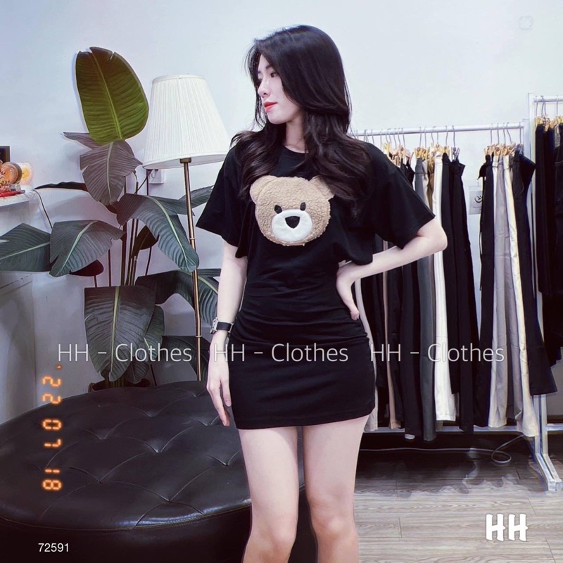 ĐẦM BODY GẤU KHOÉT EO