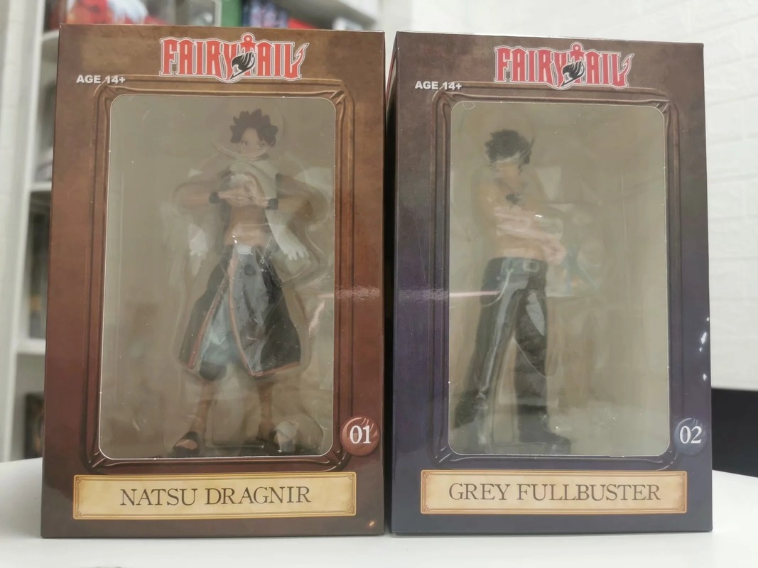 Set 4 Mô Hình Nhân Vật Phim Hoạt Hình Fairy Tail Bằng Pvc