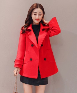 [Q8] Áo khoác dạ Nữ form ngắn tiểu thư