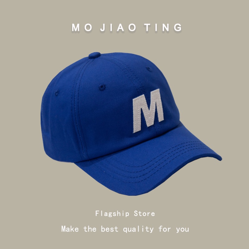 Mũ Lưỡi Trai Màu Đen Thêu Chữ Thời Trang Xuân Hè Phong Cách Hàn Quốc Dễ Phối Đồ Cho Nữ