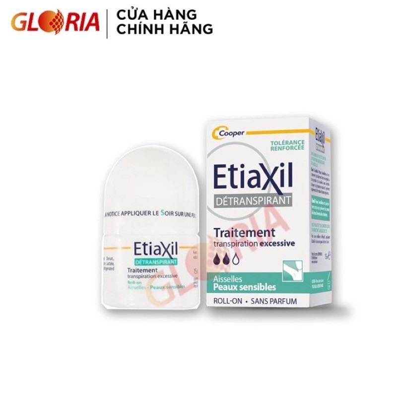 Lăn Khử Mùi Etiaxil Ngăn Ngừa Mồ Hôi Dành Cho DA NHẠY CẢM Không Ướt Dính Áo Hay Gây Ố Vàng