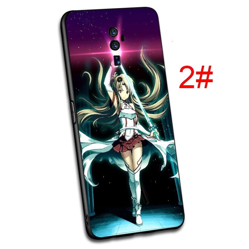 Ốp Lưng Điện Thoại In Hình Sword Art Online Cho Realme C2 C3 2 3 5 6 Pro 5i 5s X Lite Q Xt X2 X50 A5