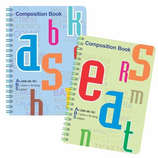 Sổ lx kép bìa nhựa Klong A4 - 320 trang Ms 901