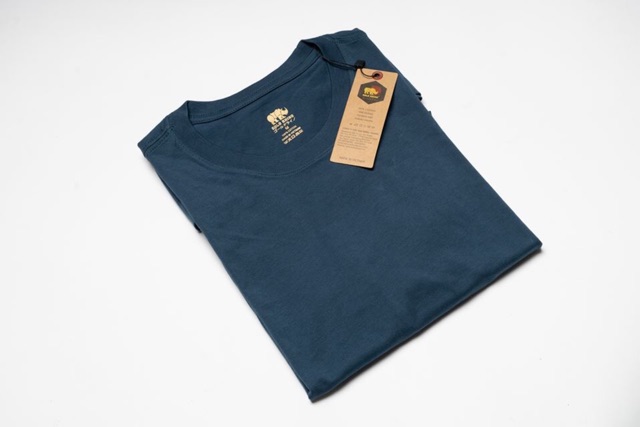 Áo thun nam Gold Rhino 100% cotton màu xanh japan