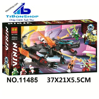 Đồ chơi lắp ráp Ninjago Season Phần 12 Rồng Đế Chế Unagami Lari 11485 Xếp mô hình logo Ninja Digi Avatar Kai Lloyd