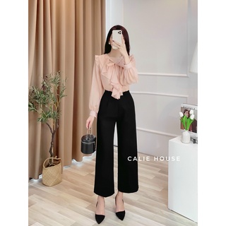 Áo sơ mi tơ cao cấp thời trang nữ Calie House A284