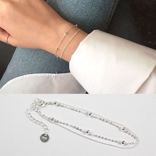 LẮC TAY BI MẮC XÍCH ĐÔI BẠC