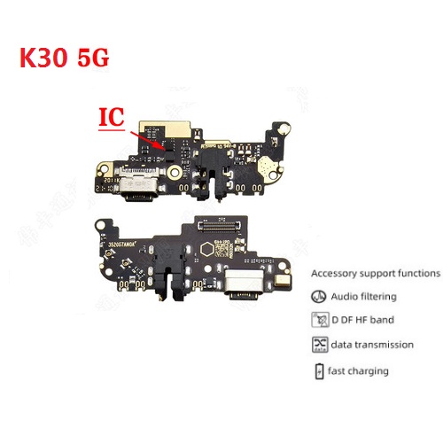 Bảng Mạch Cổng Sạc Nhanh Chuyên Dụng Cho redmi k30 4G 5G Pro K30i