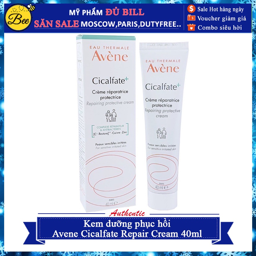 Kem dưỡng phục hồi Avene Cicalfate+ Repair Cream 40ml