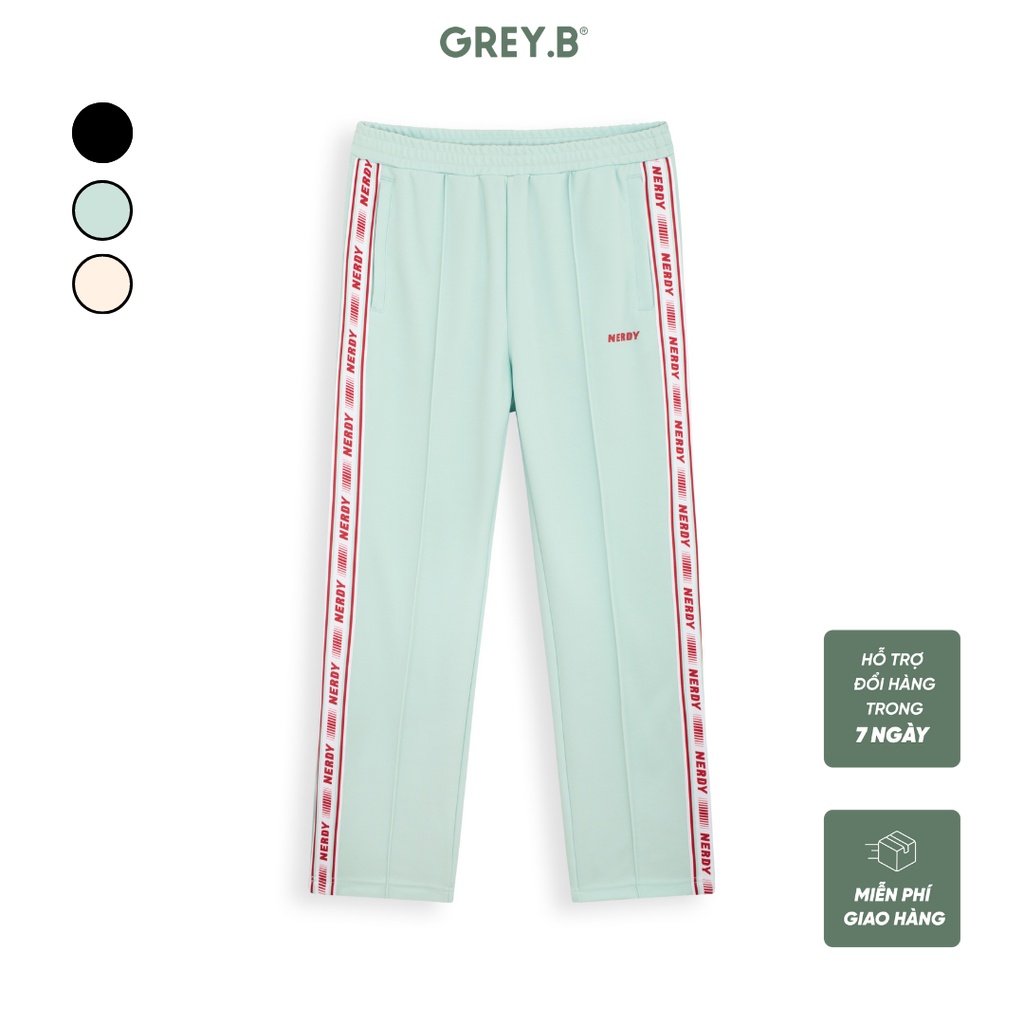 Quần Unisex Nerdy TrackPants Co Dãn Thoáng Mát Nhiều Màu Phong Cách Hàn Quốc