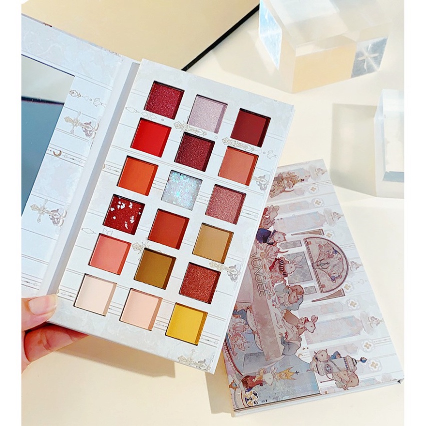 [Phấn mắt ❤️𝑭𝒓𝒆𝒆𝒔𝒉𝒊𝒑❤️ Bảng phấn mắt 18 ô Vongee Rabbit Party