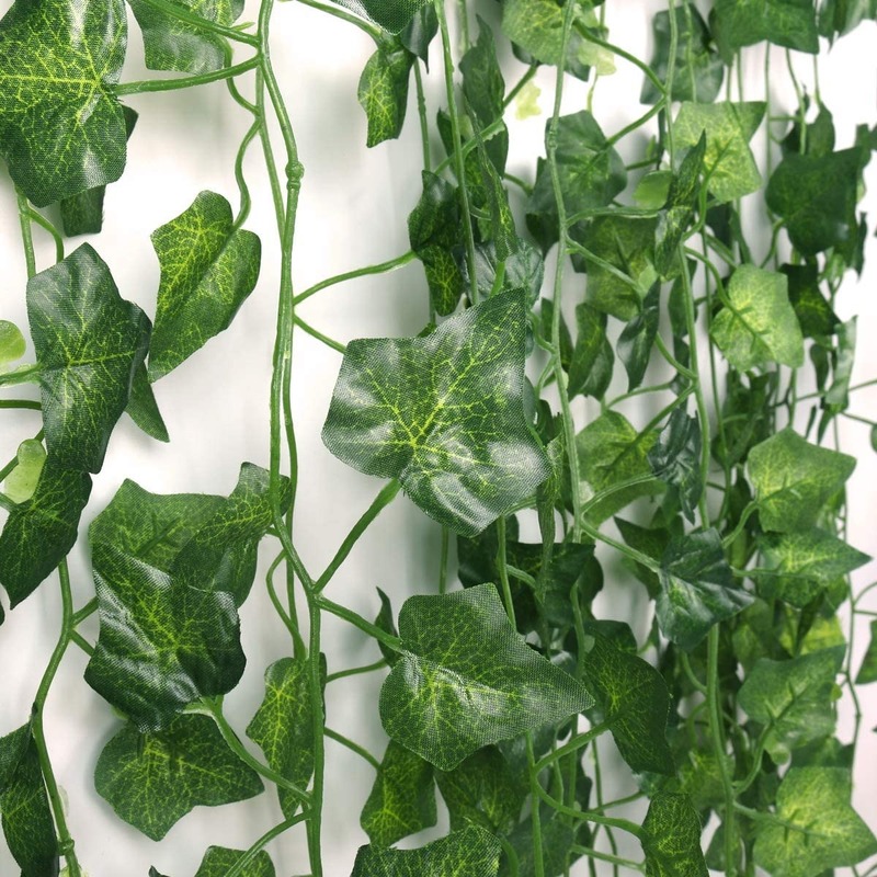 Cây giả - Dây Leo lá nho, trầu bà, thường xuân, rau má, dưa hấu, dài 2.4M