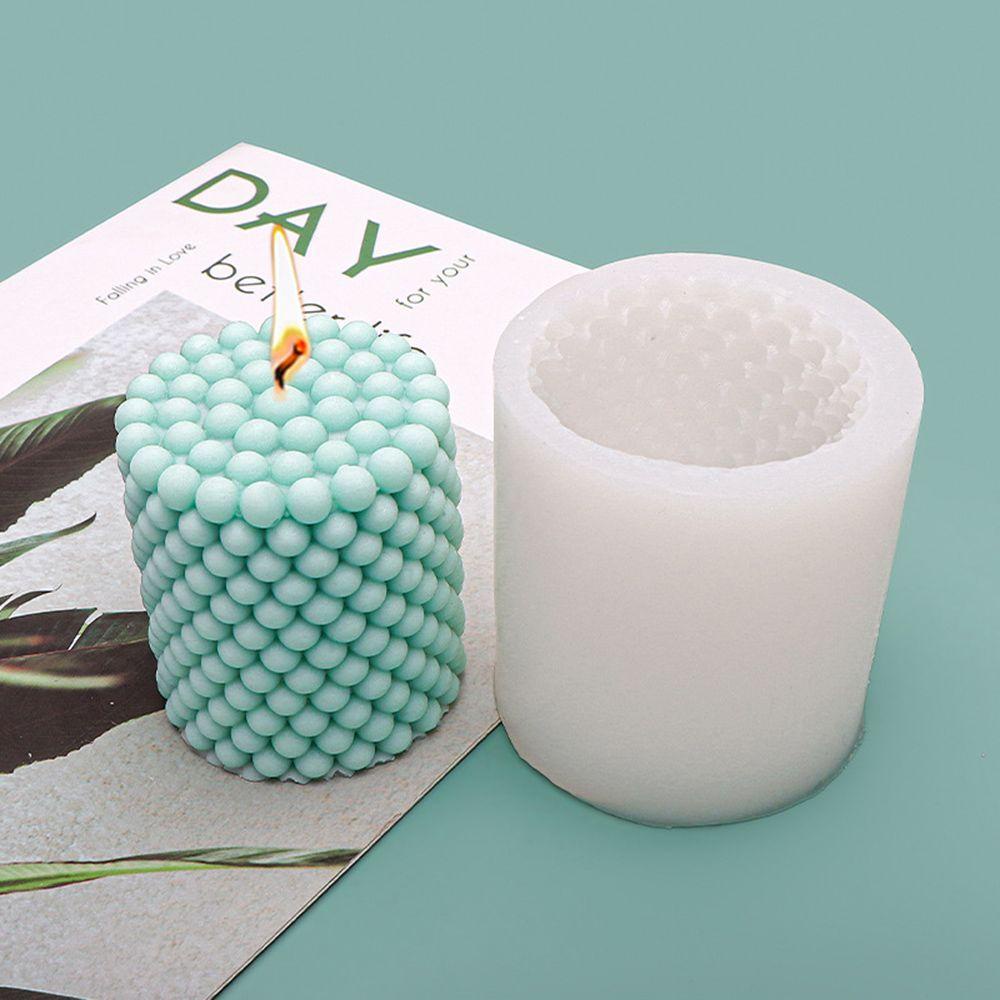 LEISURE Khuôn Silicone Làm Nến Hình Trụ