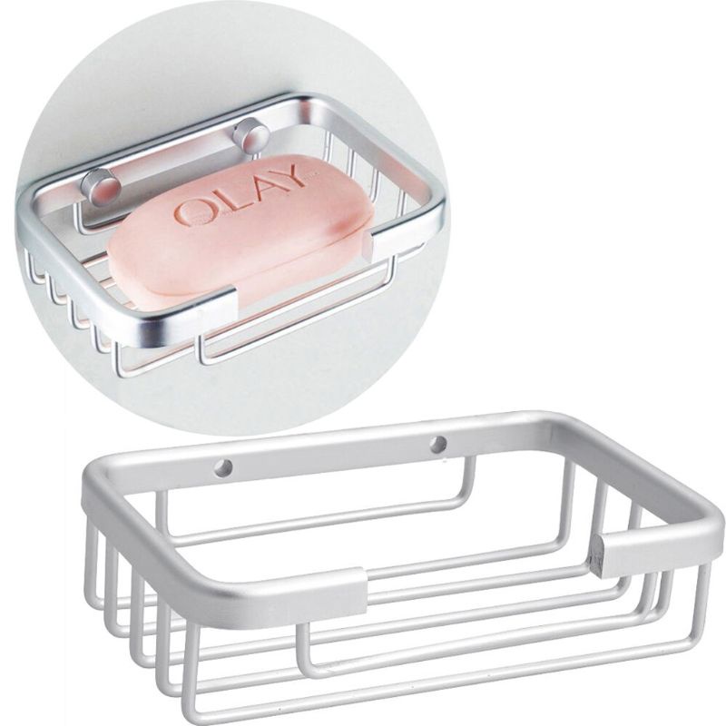 Giá Đỡ Xà Phòng Gắn Tường Bằng Nhôm Tiện Dụng Cho Phòng Tắm