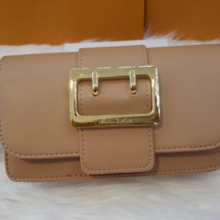 Túi chữ C size 18 dây da lắp khóa