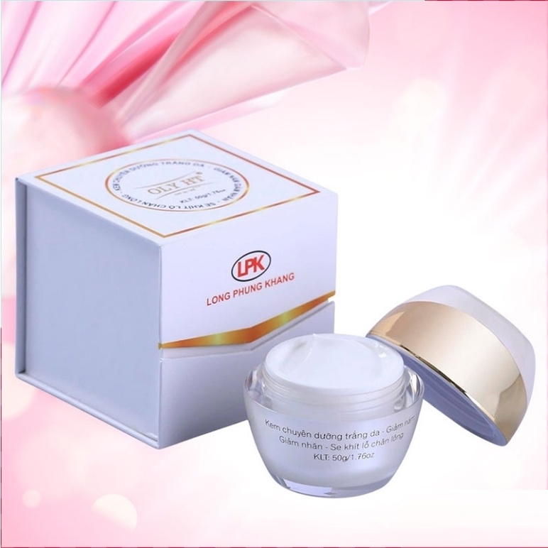 Kem OLY HT chuyên dưỡng trắng da - Giảm nám - Giảm nhăn - Se khít lỗ chân lông 50g
