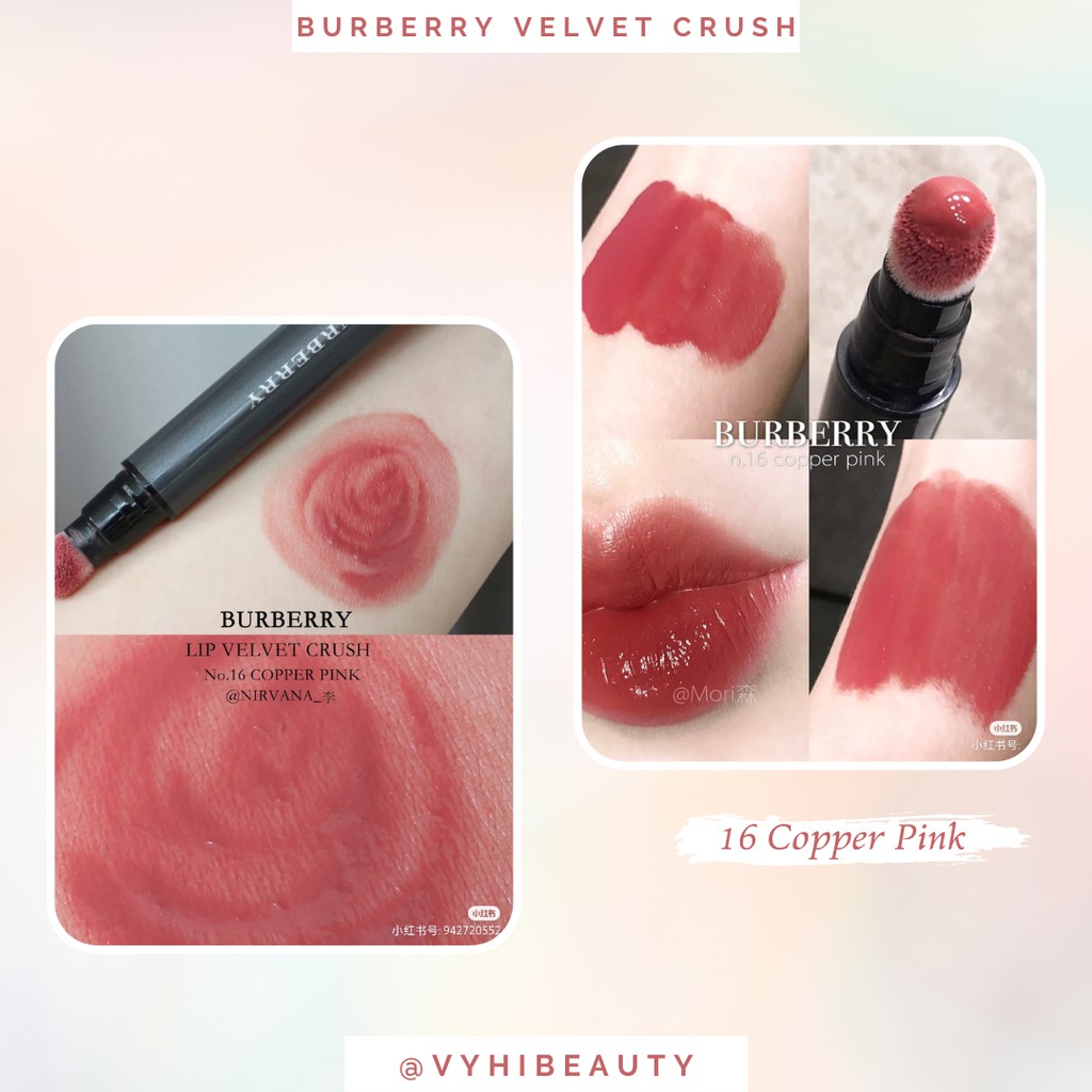 Son Burberry Velvet Lip Crush đầu cushion