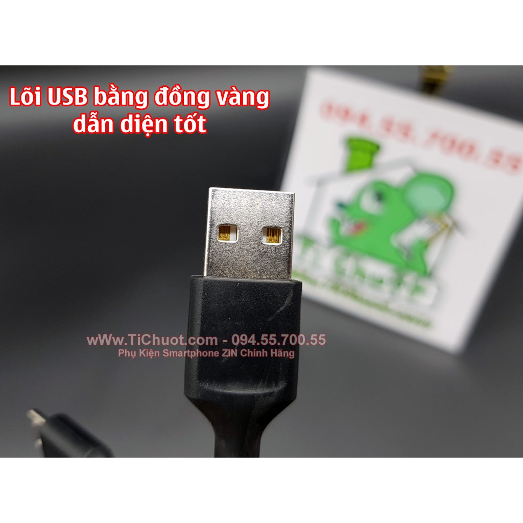 [Loại Tốt] Cáp Dây Dù Ngắn 27cm Micro USB Chống Gãy