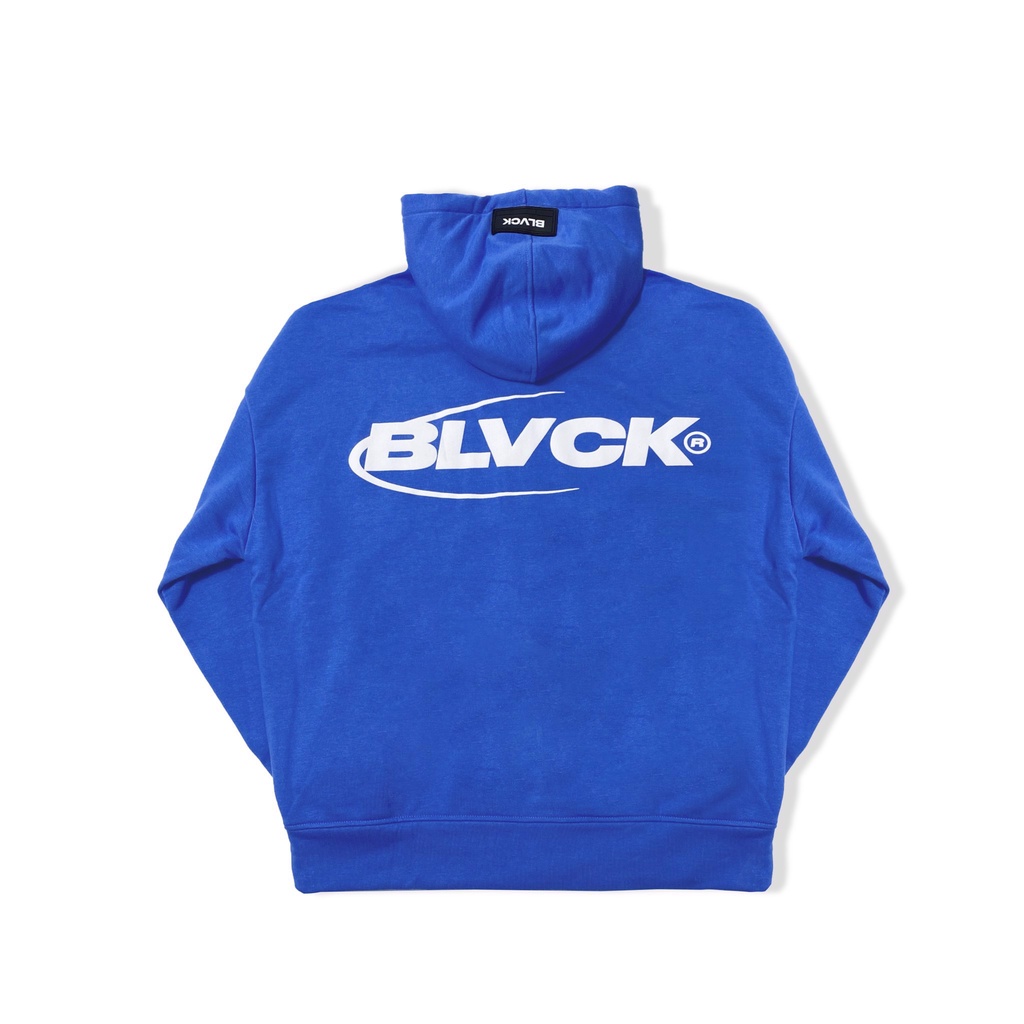 Áo khoác nỉ Hoodie Zip BLVCK logo - Blue | Xanh Dương