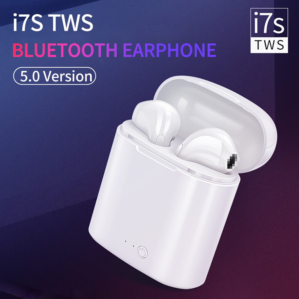 Tai nghe nhét trong TWS i7S Bluetooth 5.0 có hộp sạc | BigBuy360 - bigbuy360.vn