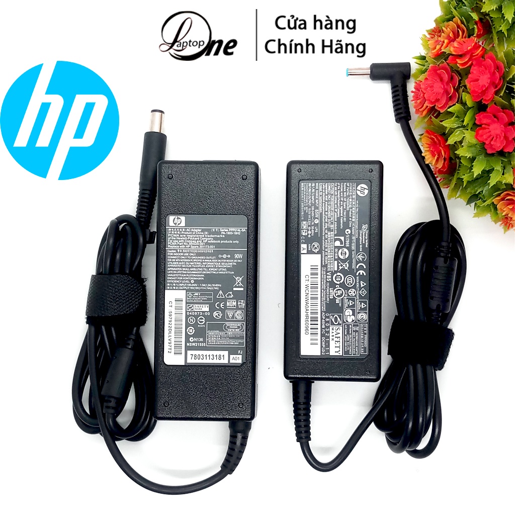 Sạc Laptop HP Chính hãng  chân kim to/nhỏ 18.5V-3.5A / 19V-4.7A / 19.5V-3.33A,sạc HP,  Adapter HP