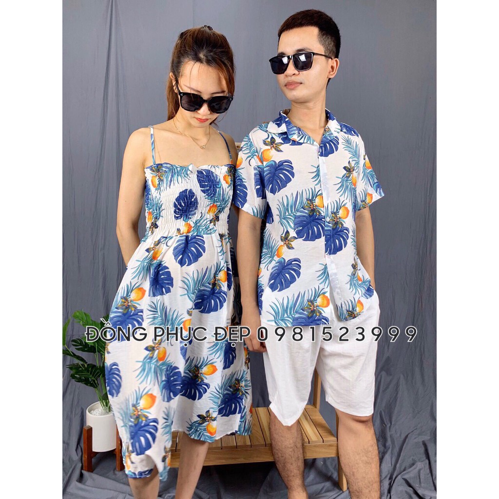 Váy Maxi Đi Biển Nhún Ngực ❤️RẺ VÔ ĐỊCH❤️ Đầm Maxi 2 Dây Đi Biển, Set đôi đi biển, Bộ gia đình đi biển chất (Ảnh thật)