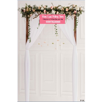 Phông Nền Livestream Chụp Ảnh 3D 5D Tường Hoa Sang Trọng Nhiều Kích Thước